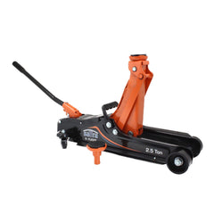 Cric sollevatore auto, martinetto idraulico professionale a carrello con profilo ribassato, 2,5 t altezza di sollevamento 110–360 mm Satra