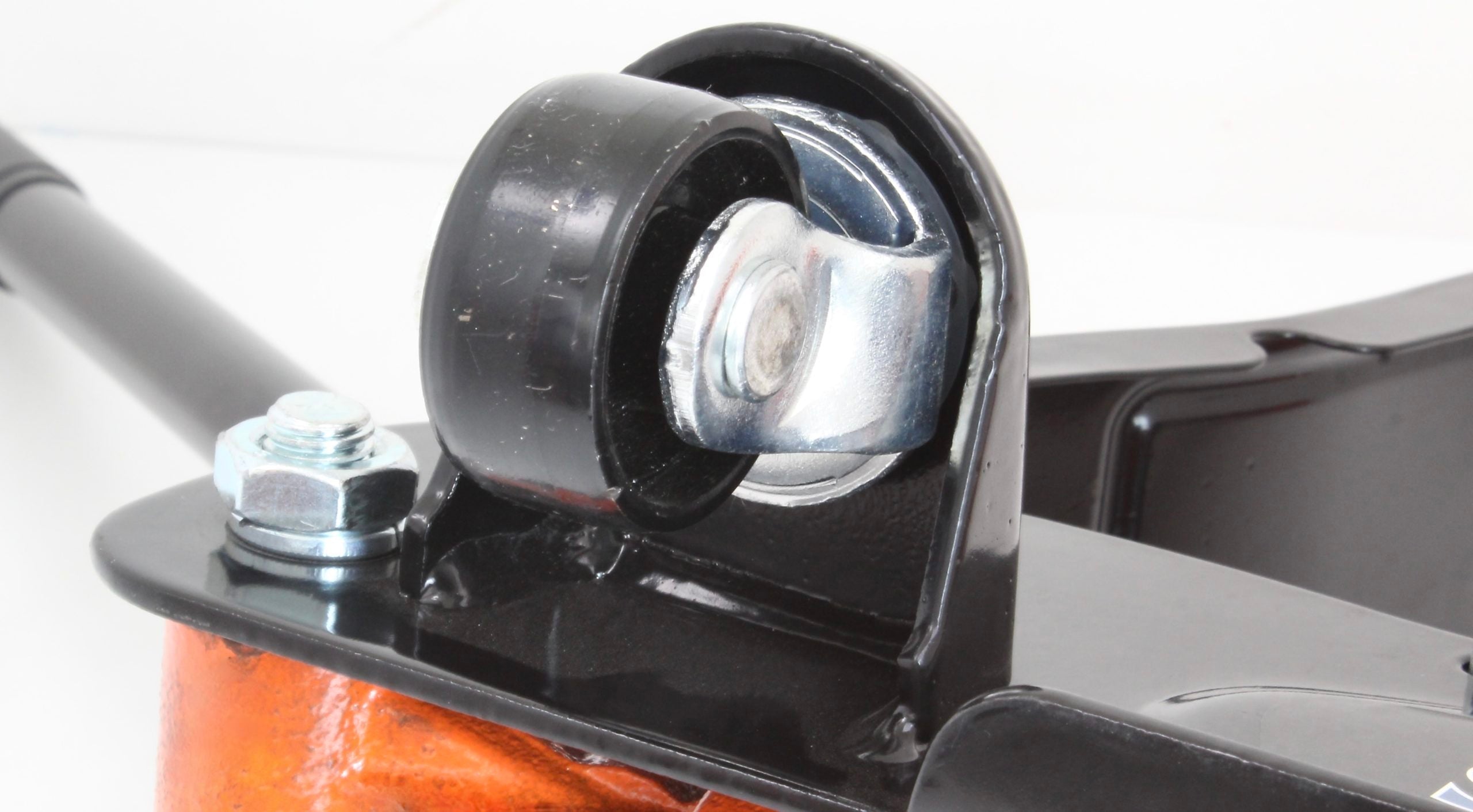 Cric sollevatore auto, martinetto idraulico professionale a carrello con profilo ribassato, 2,5 t altezza di sollevamento 110–360 mm Satra