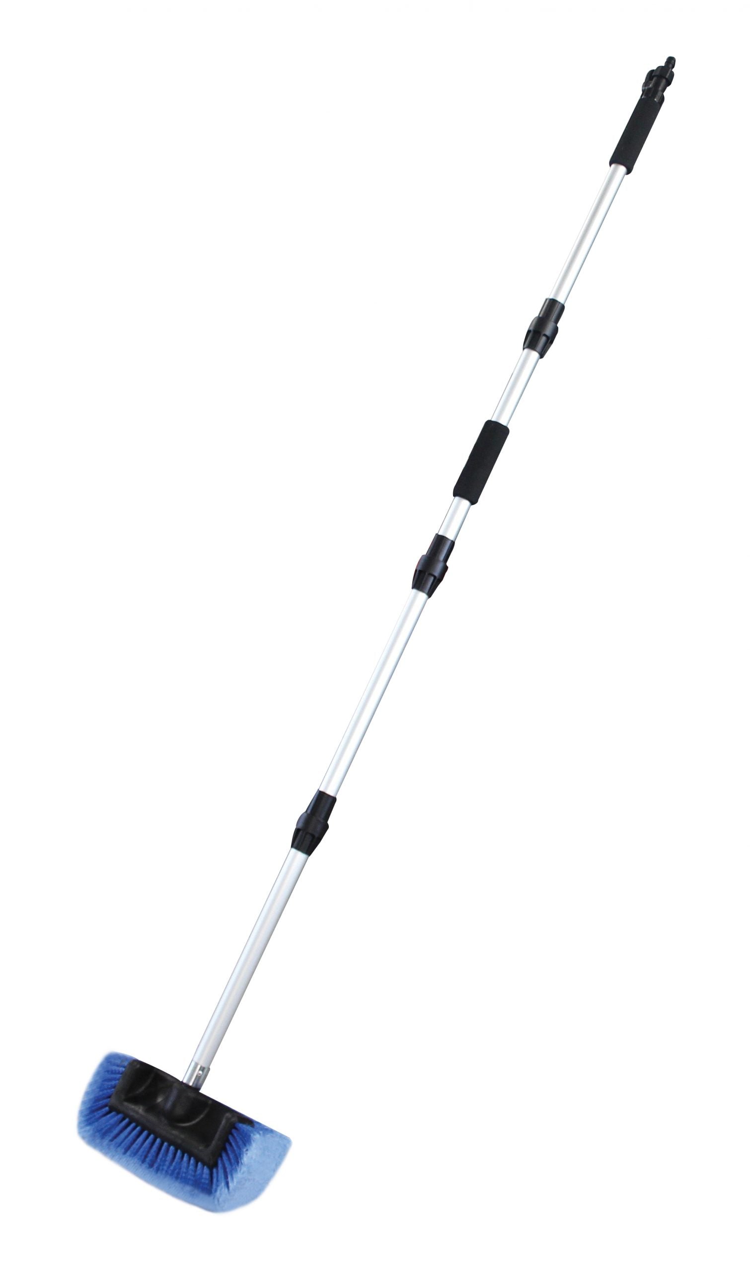 Set di spazzole pulizia telescopica lavaggio auto, spazzola 290 × 180 × 60 mm 100–1740 mm, spugna, auto camion camper moto, accessori, spazzolone, pennello, senza graffi, 250 × 60 mm 1020–1725 mm