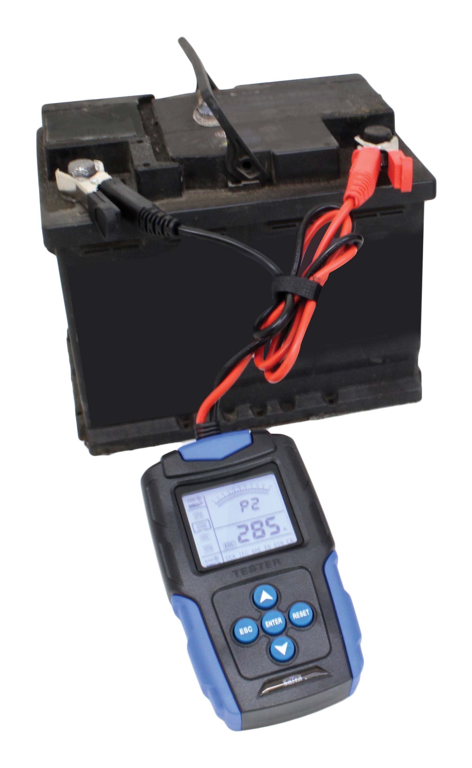 Tester batteria auto 12v/24v ,con display LCD,strumento diagnostico per veicoli