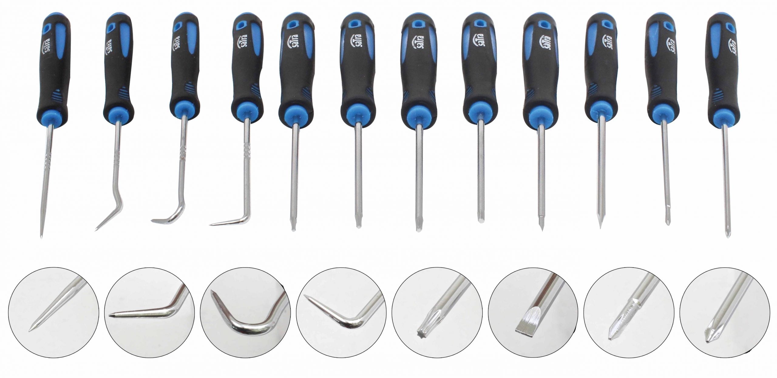 Set di 12 ganci e plettri di precisione, lungo e corto,estrattore per guarnizioni olio auto,strumento di rimozione guarnizione O-ring, rimuovere facilmente tubi, guarnizioni, set per la rimozione dei tubi flessibili dell'auto,estrattore di paraolio, Satra