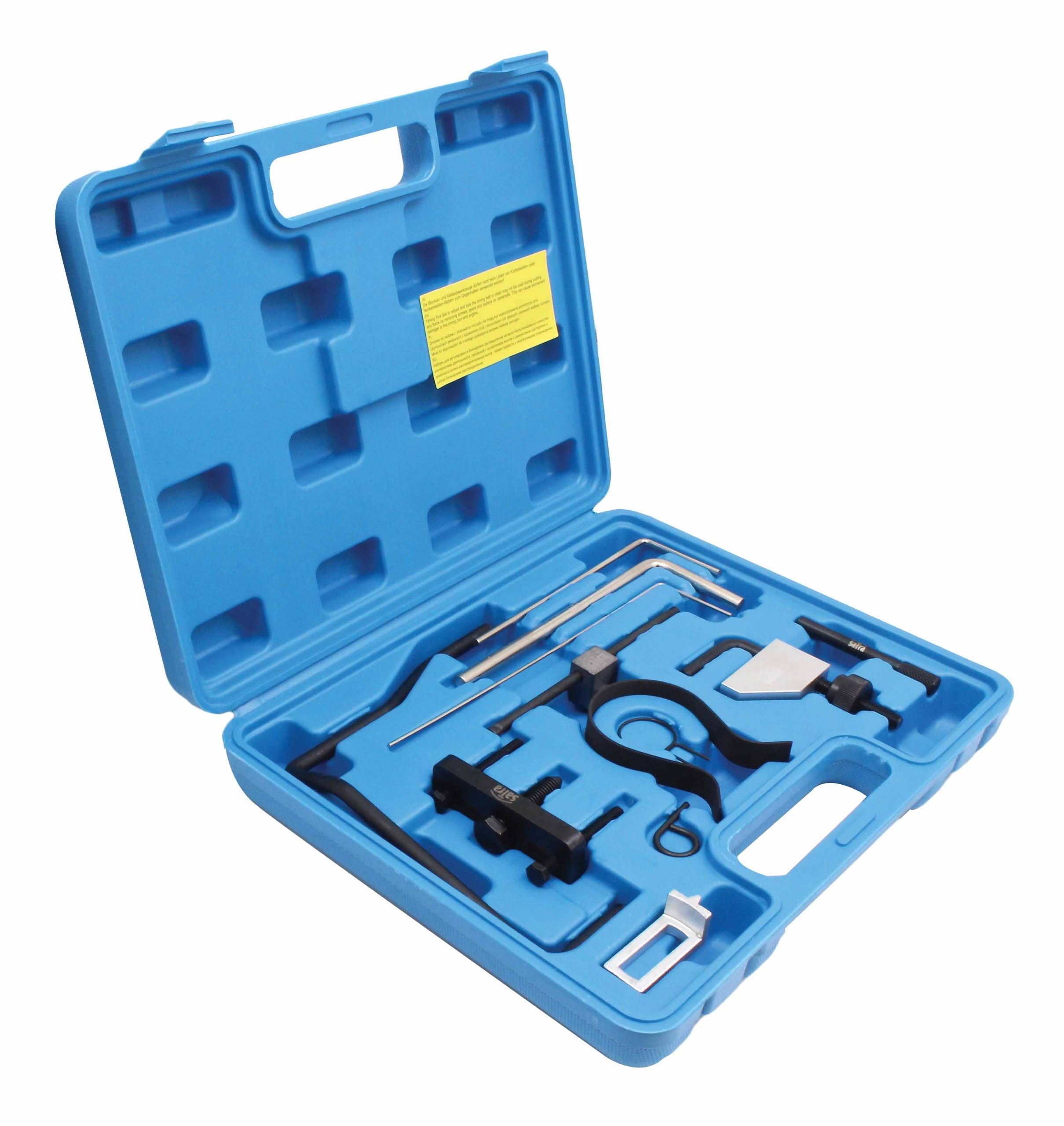 Kit messa in fase motori, attrezzi per il bloccaggio della cinghia di distribuzione dell'albero a camme del motore, compatibile con Citroën Peugeot 2.0 / 2.2 HDi