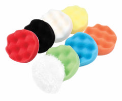 Set di spugne per lucidatura in microfibra, pad per cere, polish, detergenti e sigillante vernice, alternativa a lucidatrice, lucidatura, lucidatrice eccentrica, 80 mm 8 pezzi