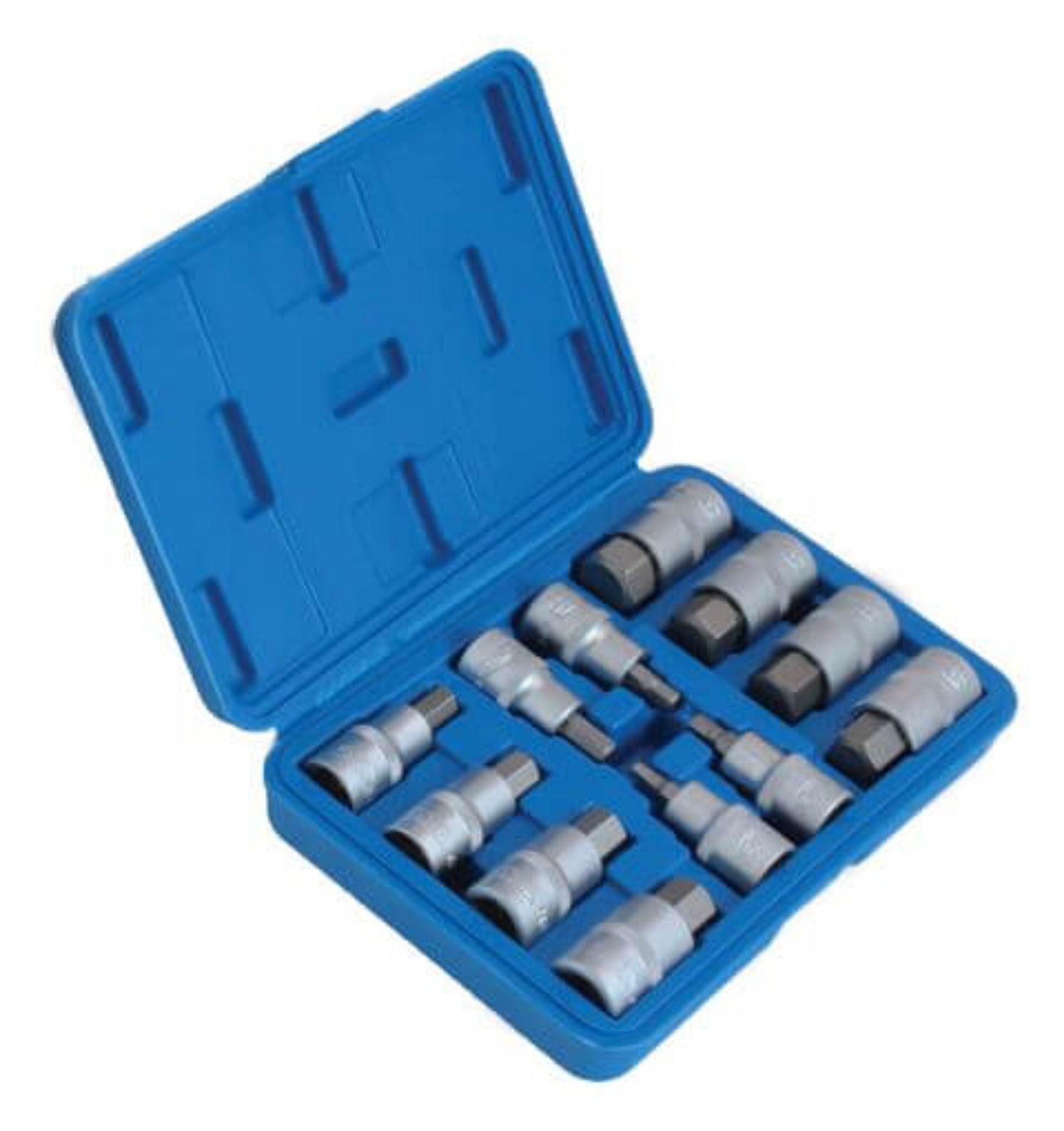 Set di chiavi esagonali per chiavi dinamometriche e trapani, H5–H22 1/2" pollice