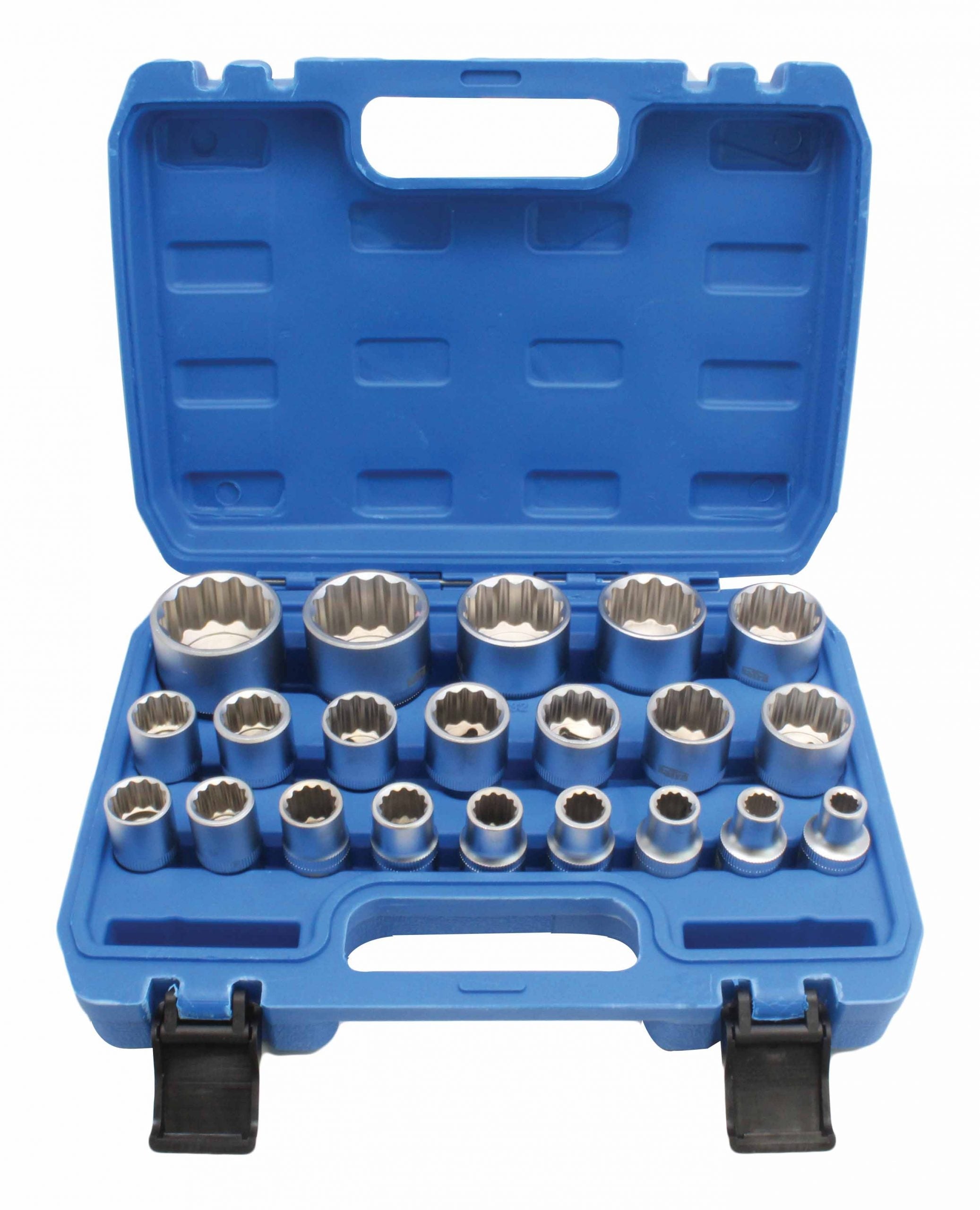 Set di bussole a 12 punte poligonali - chiavi a bussola professionali, 21 pezzi, 8-36 mm