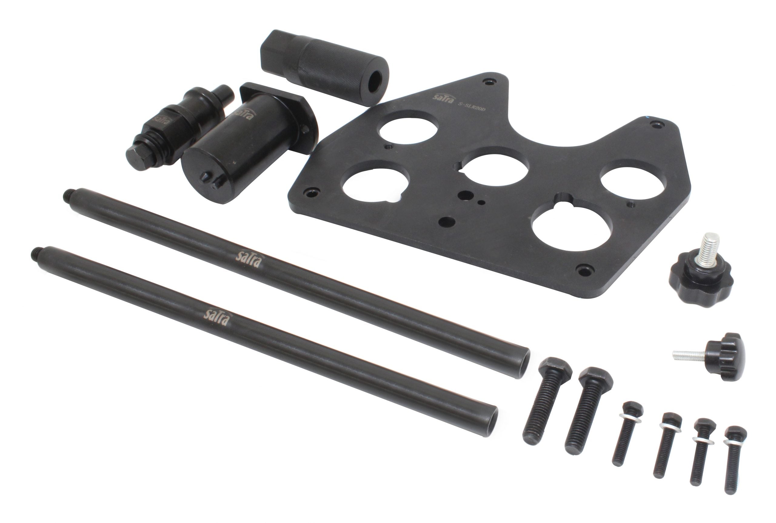 Kit utensili-attrezzi di blocco-bloccaggio e regolazione albero di bilanciamento motore Jaguar Land Rover 2.0 diesel