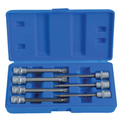 Set di bussole per punte scanalate quadre triple XZN, lunghe da 3/8