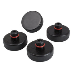 Set di tampone in gomma per cric compatibili con Tesla model 3 / S/X/Y, 4 tampone sollevamento con scatola di immagazzinaggio, accessori per veicoli Tesla, 78 mm