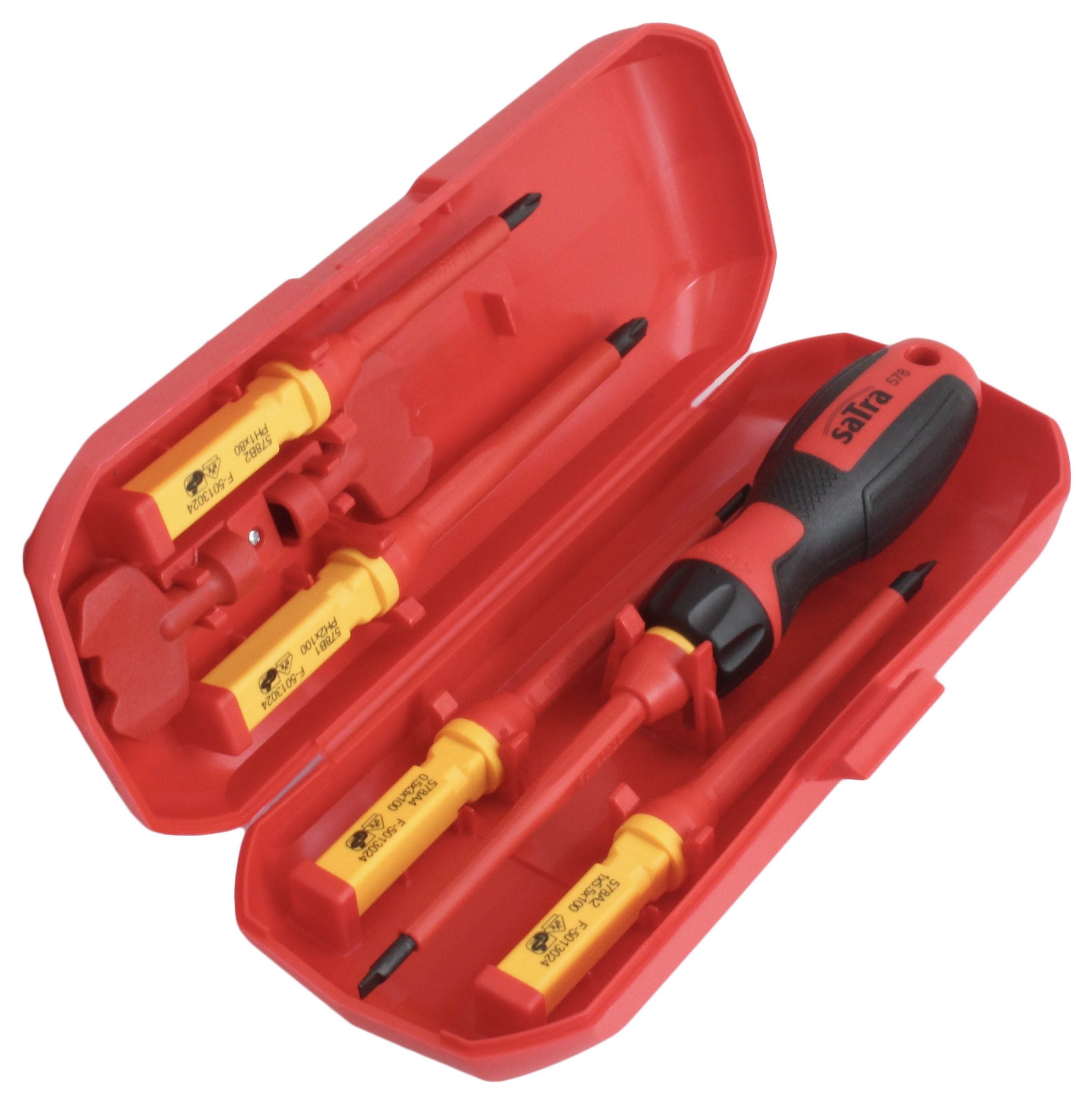 Set cacciaviti da 7 pezzi certificati VDE con voltmetro, punte a taglio e PH, con tester di tensione, magnetico, rilevatore di elettricità, cacciavite elettrico a induzione, Geko