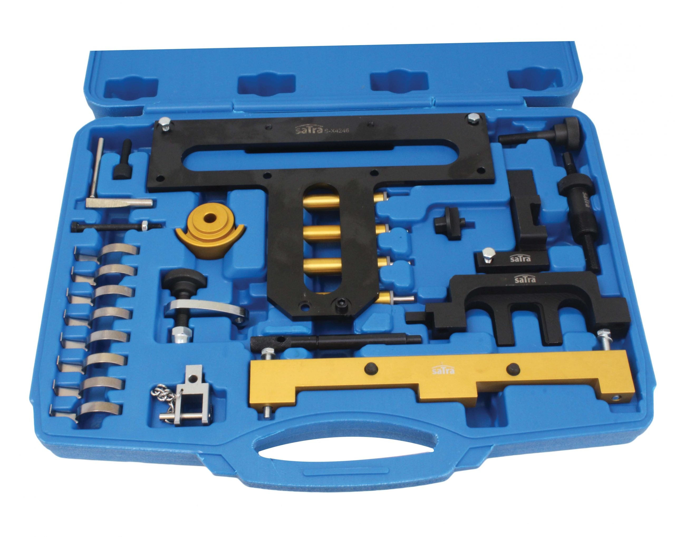 Kit di strumenti di bloccaggio di allineamento dell'albero a camme del motore, kit messa in fase motore, kit fasatura motori BMW N46 N42 N46T Valvetronic