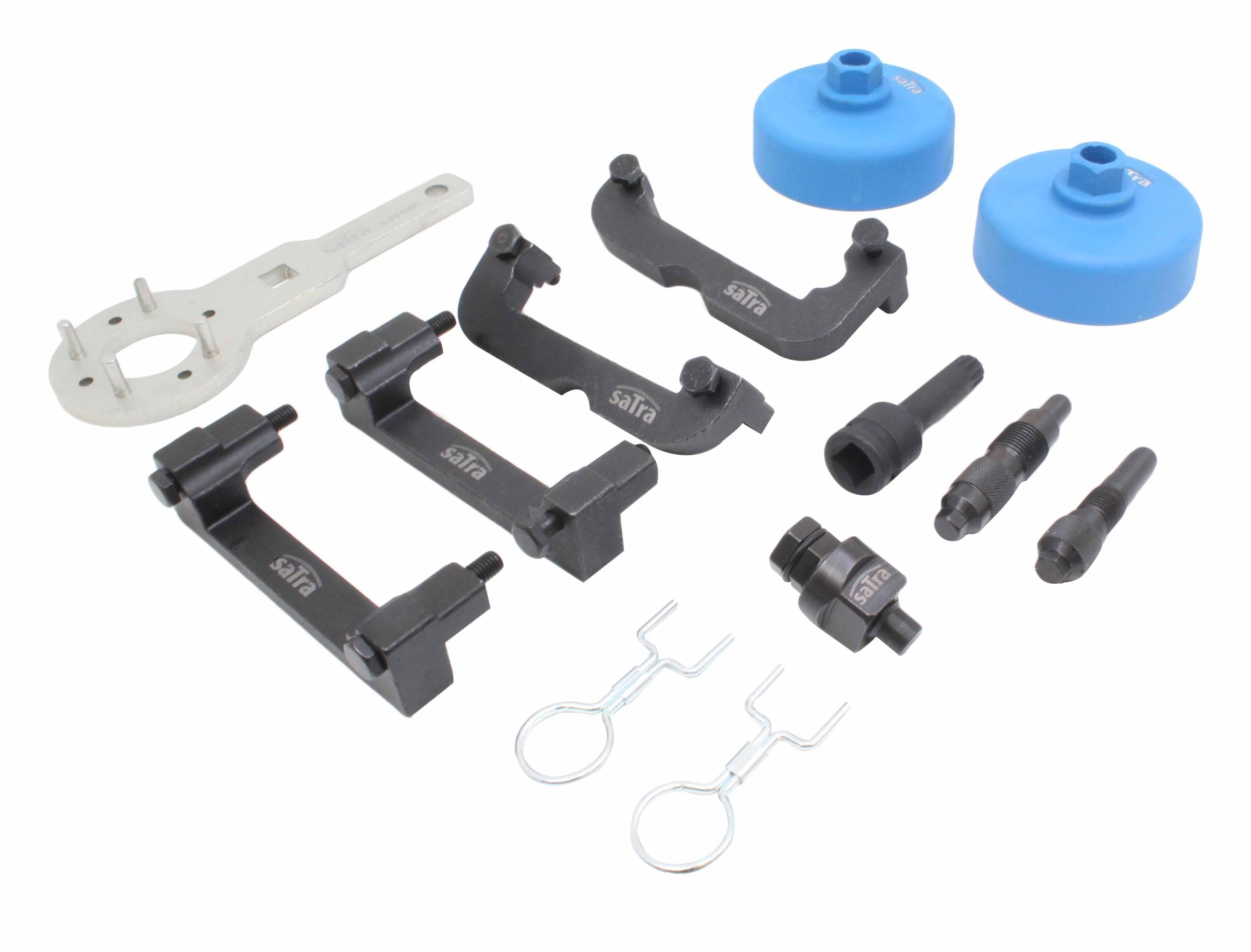 Kit di strumenti di bloccaggio di allineamento dell'albero a camme del motore, kit messa in fase motore, kit fasatura motori VW Audi VAG 2.4 2.8 3.0 benzina