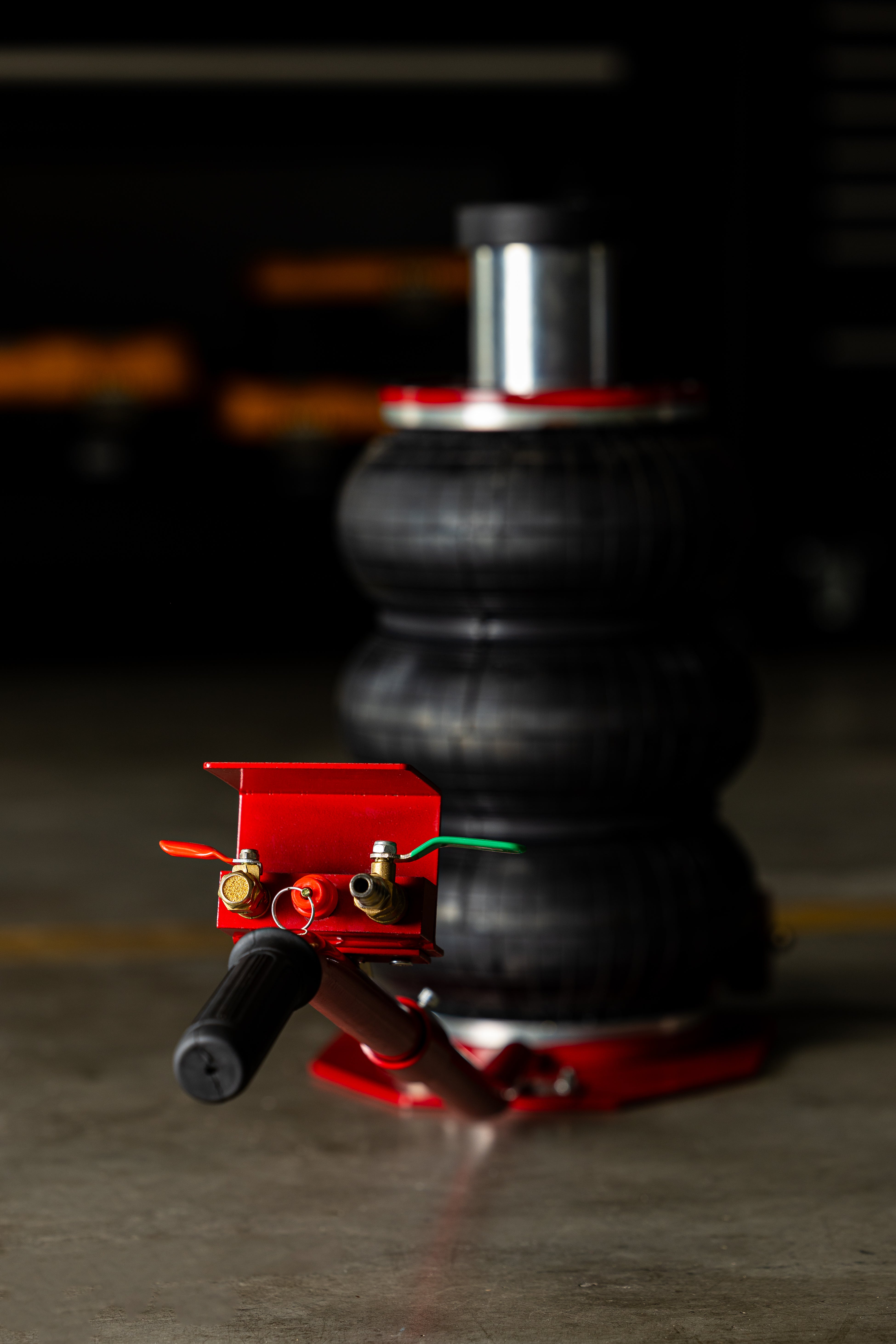 Cric ad aria compressa, 3,5 tonnellate/3500 kg, cric airbag, cric pneumatico da sollevamento pneumatico con maniglia per auto, garage, sollevamento 14–48 cm Redats Polonia