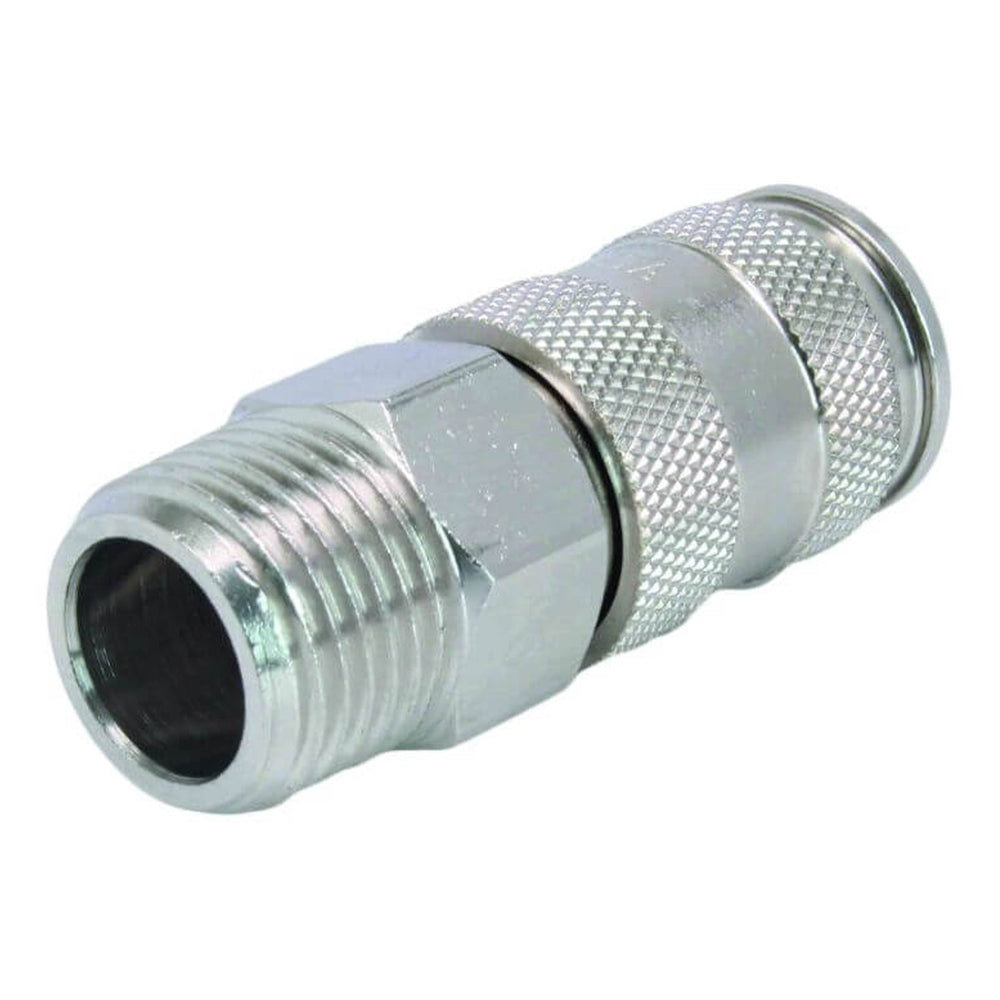 Raccordo a innesto rapido ,filetto maschio ,1/2'' ,per aria compressa