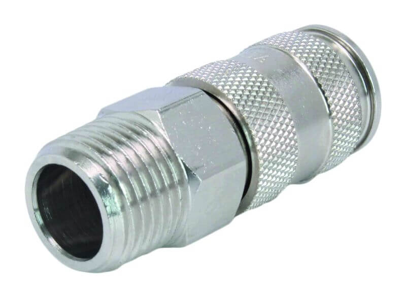Raccordo a innesto rapido 1/4''femmina ,filetto esterno ,per aria compressa modello 2