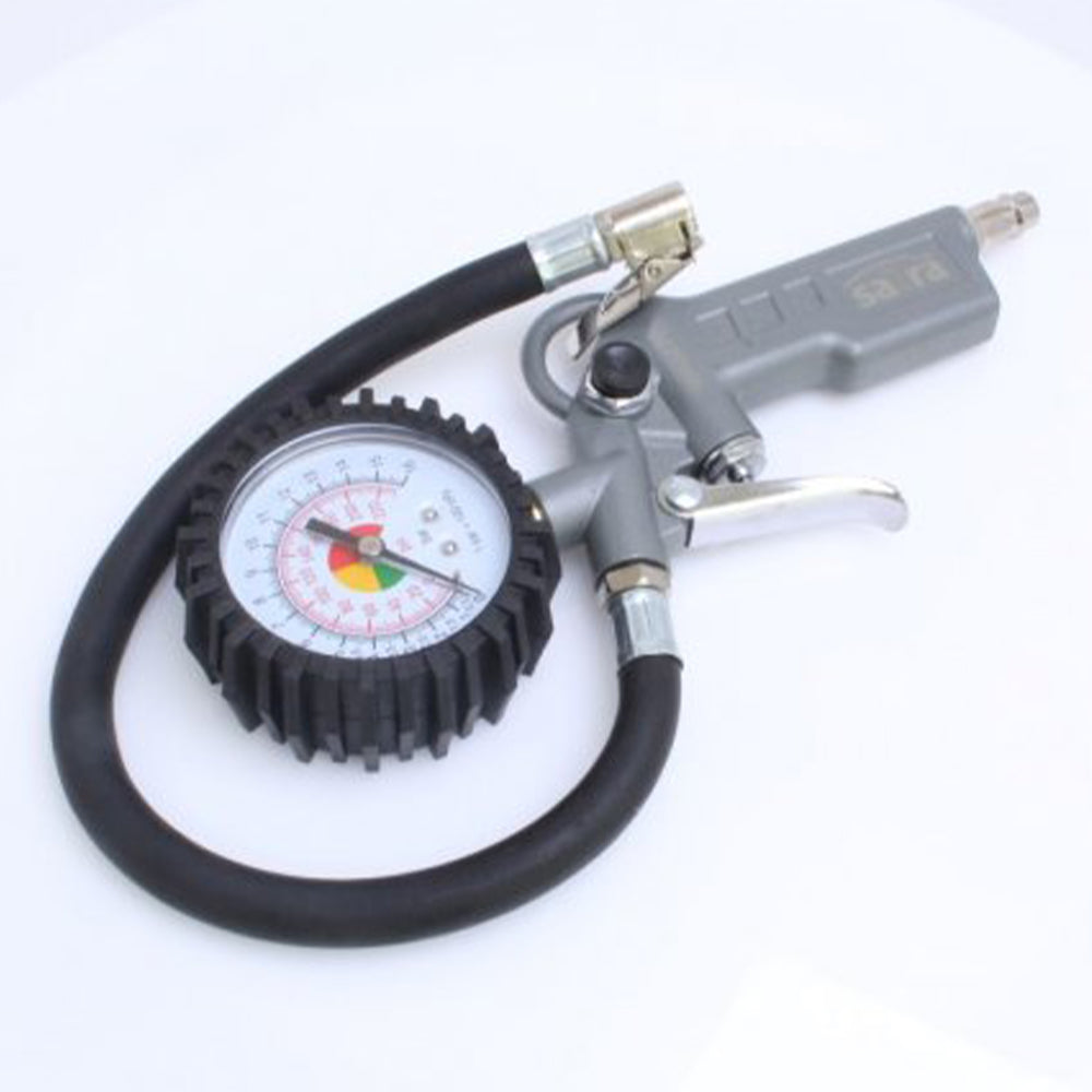 Pistola con manometro analogico per gonfiaggio pneumatici 0–16 bar