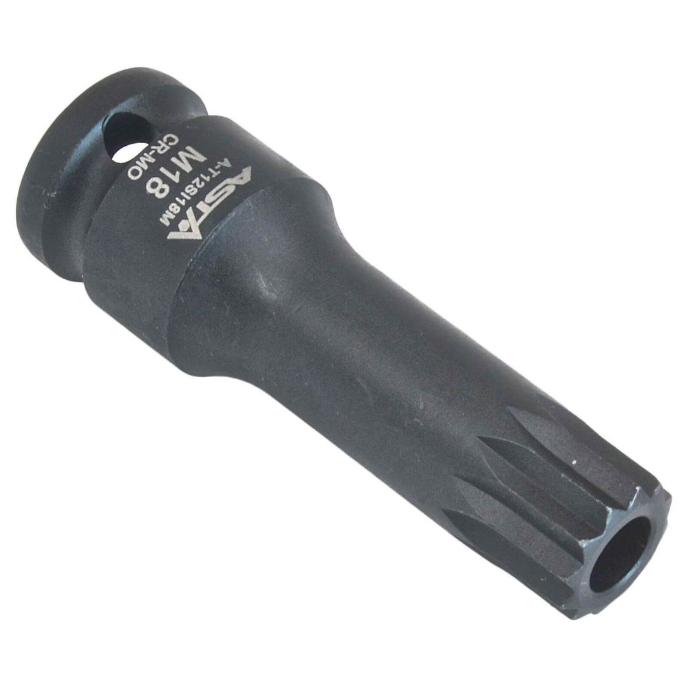 Chiave a bussola multidente M16, Cr-Mo, attacco 1/2" pollici