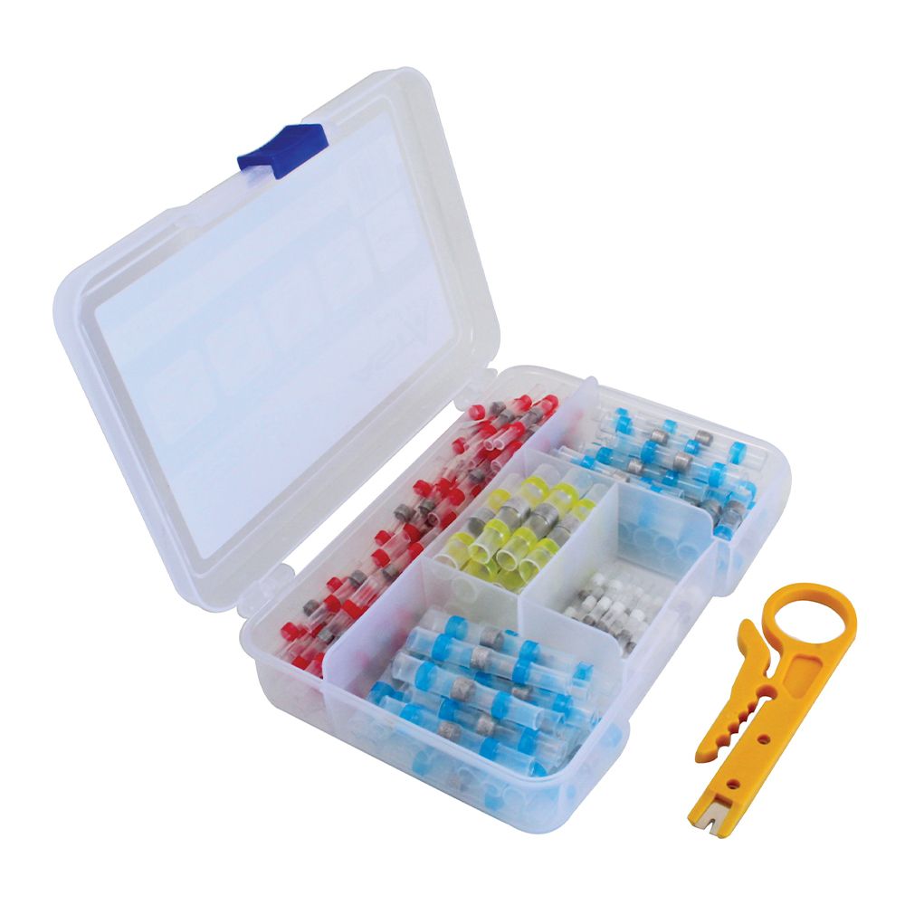 Set di tubi termoretraibili, per cavi di isolamento, kit di tubi termorestringenti, assortimento di manicotti per avvolgimento di cavi isolanti elettrici, capicorda stagnati 151 pezzi