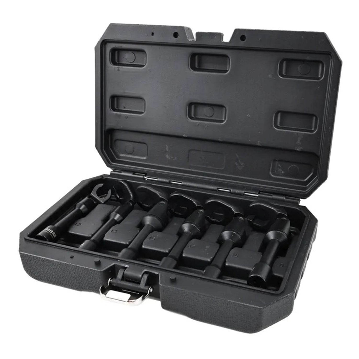 Set di 6 chiavi a bussola per iniettore diesel, set chiavi 3/8" poligonali aperte per raccordi carburatori iniettori, 12-19 mm Hbm
