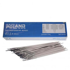 Elettrodi rutili, elettrodi rutilici, asta per saldatura ad arco, 3,25 mm 2,5 kg