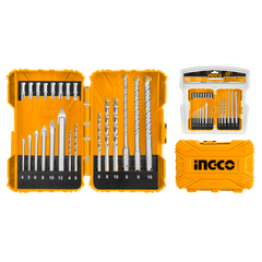 Kit punte e inserti, pezzi lavoro fai da te trapano idea regalo, 22 pezzi Ingco