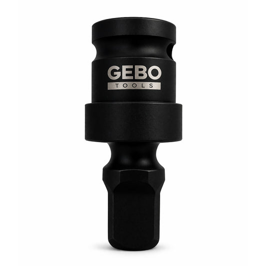 Adattatore bussola a impatto ,esagonale, per avvitatore, con snodo cardanico, 1/2" Gebo Tools