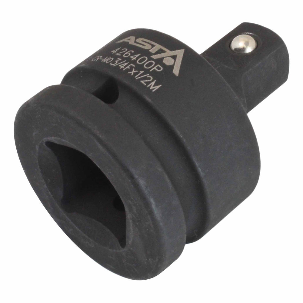 Adattatore per bussola ad impatto, riduttore, per avvitatore, chiave dinamometrica e a cricchetto, aumentatore rinforzato da 3/4 F a 1/2 ” M,acciaio Cr-Mo