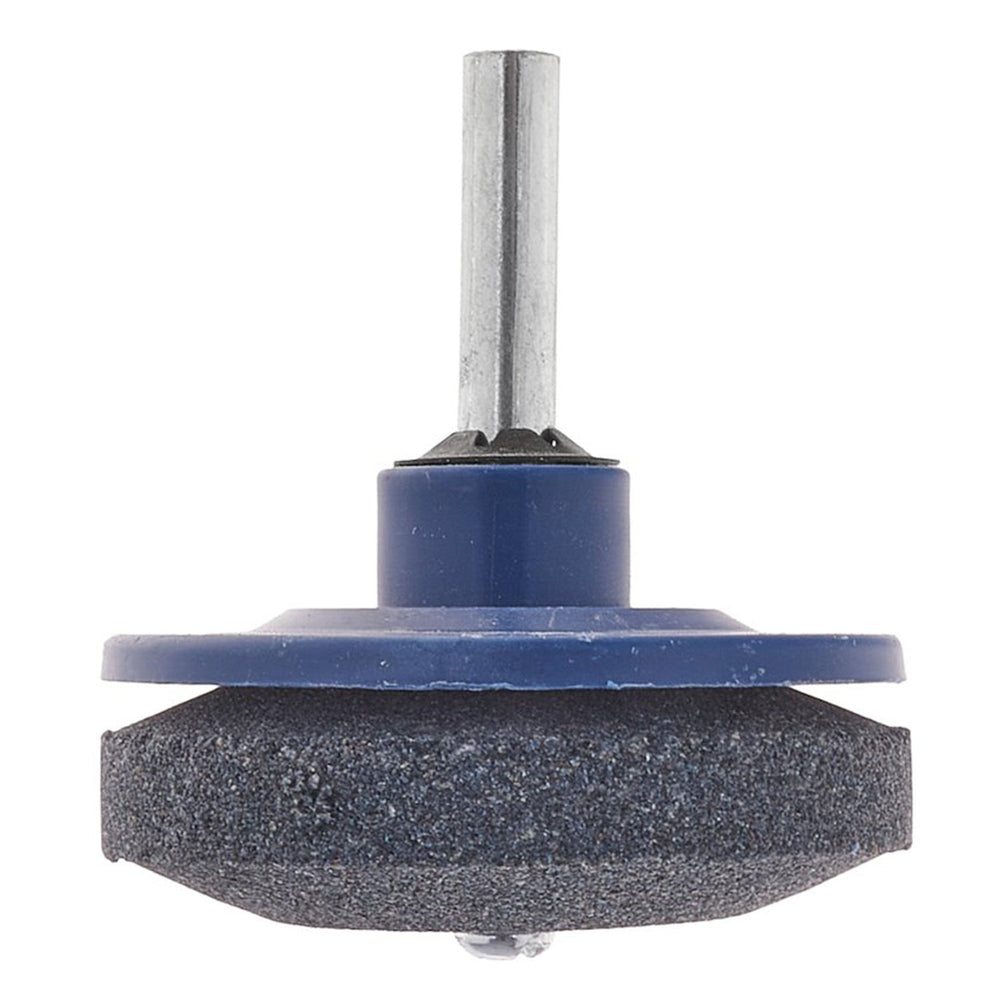 Affilatrice per lame per tosaerba, universale, per smerigliatrice, pietra, tosaerba,attrezzo per giardino, strumento bilanciatore per trapano elettrico, trapano a mano,50x6 mm,blu