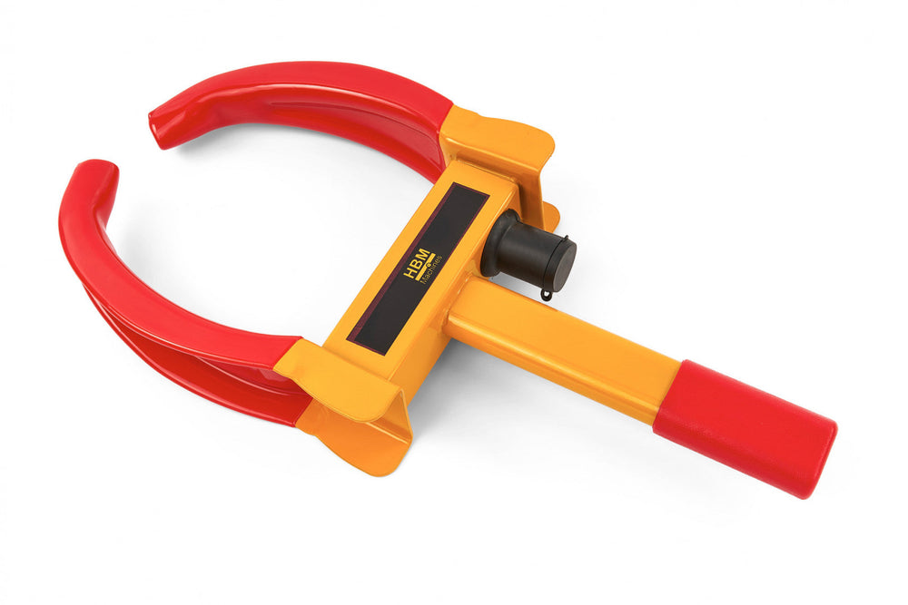 Antifurto auto blocca routa, serratura alta sicurezza, visibile e dissuasivo, per camper, blocco universale regolabile per rimorchio, 185 - 290 mm