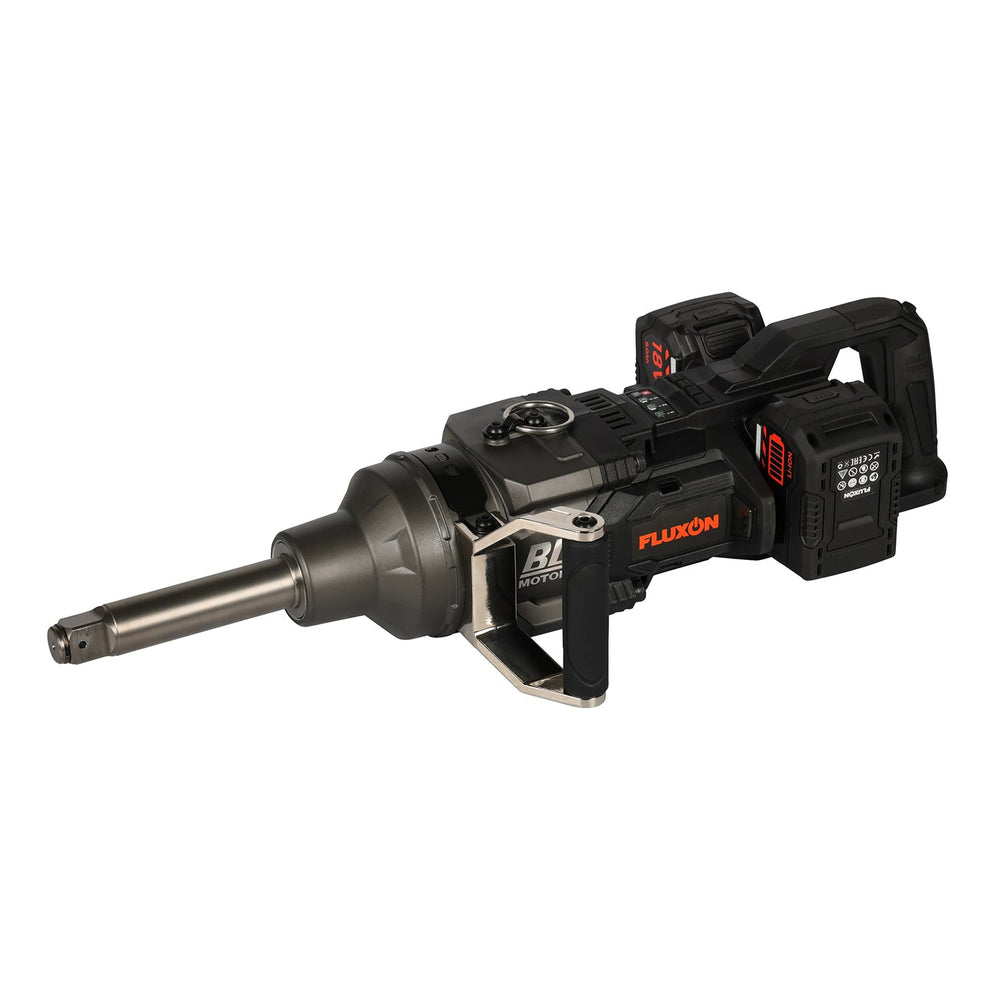 Avvitatore a impulsi professionale 1" 4000 Nm con 2 batterie da 18 V 8 Ah, doppio caricatore e motore brushless