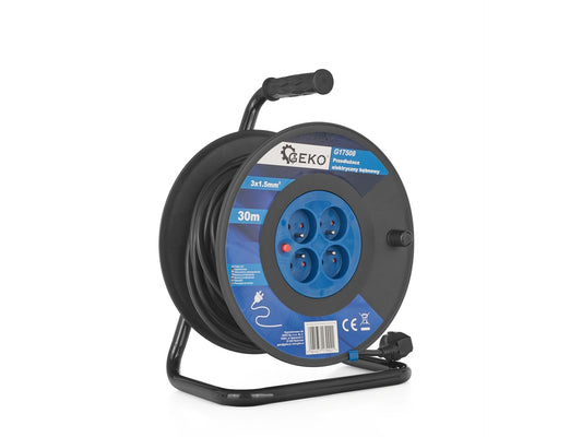 Avvolgicavo 4 uscite-prese 3 × 1,5 mm 30 m