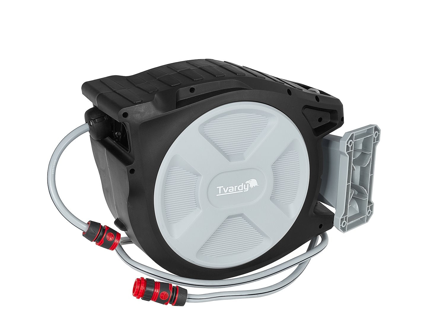 Avvolgitubo automatico retrattile 25m, diametro tubo 1/2", rullo per irrigazione da giardino, fissaggio a parete girevole 180°, per orto e pulizia domestica, Tvardy