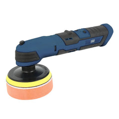 Lucidatrice auto senza fili, lucidatrice elettrica portatile a batteria, velocità regolabile 1.500-3.000giri/min, set per auto polishing e cura della vernice, 10,8 V Hbm