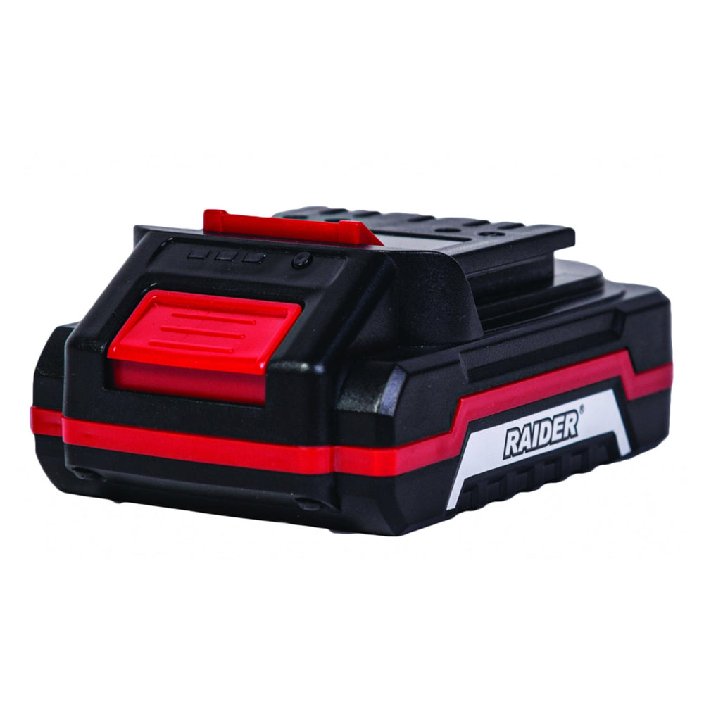 Batteria agli ioni di litio 18V, ricaricabile da 2, 0 Ah, adatta per avvitatori a impulsi elettrici, motoseghe e vari utensili, Raider