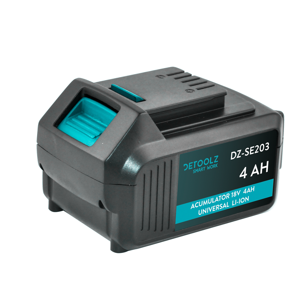 Batteria agli ioni di litio 18V, universale, ricaricabile da 4, 0 Ah, adatta per avvitatori a impulsi elettrici, motoseghe e vari utensili