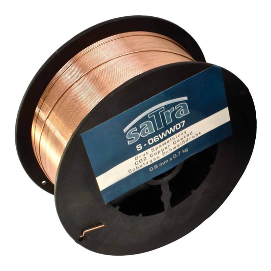 Bobina di filo per saldatura 0,6 mm × 0,7 kg per acciaio sottile e spesso