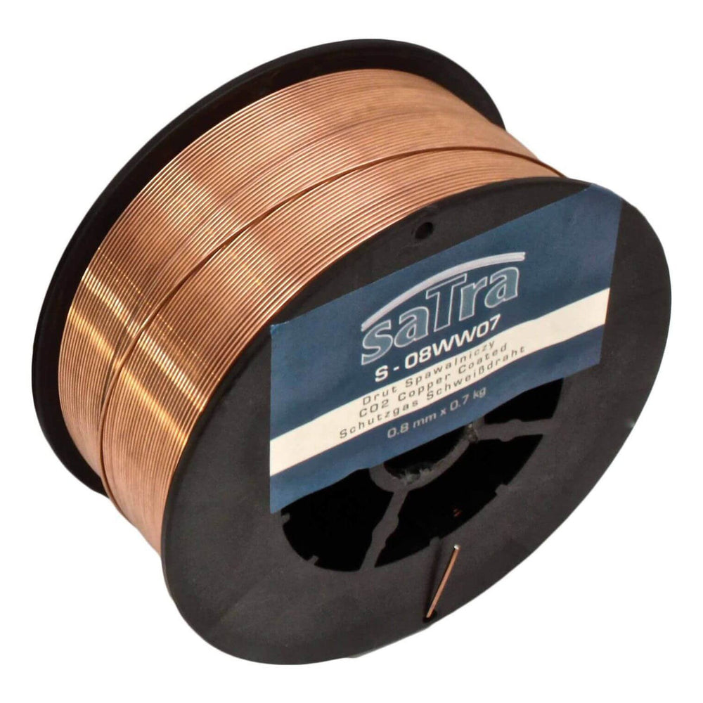 Bobina di filo per saldatura 0,8 mm × 0,7 kg per acciaio sottile e spesso