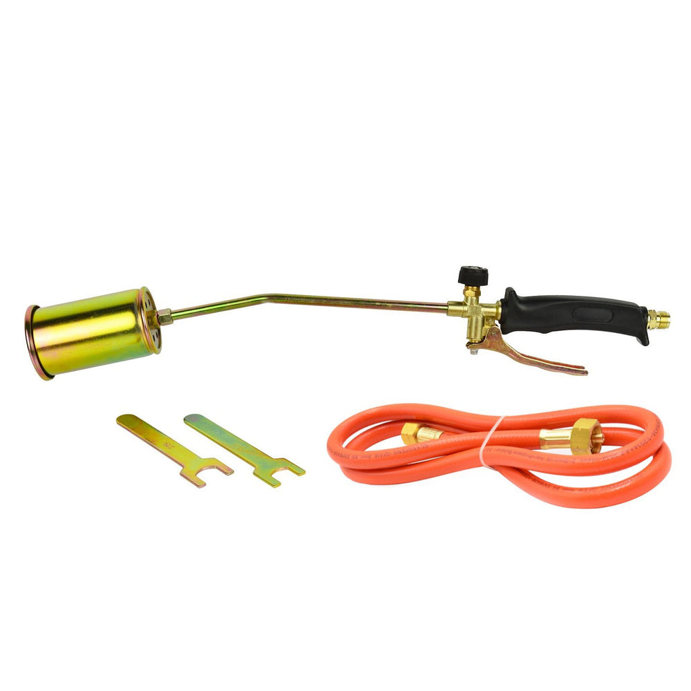 Bruciatore a gas da 60 cm con tubo flessibile da 1,5 m per riscaldamento e bruciatura Geko