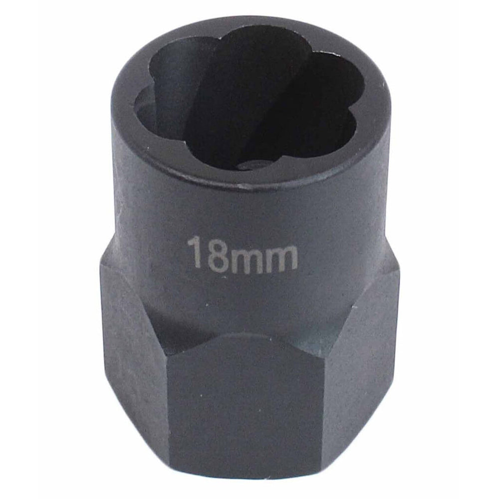 Bussola per bulloni e dadi ruota danneggiati 1/2", 18mm,  per la rimozione allentamento