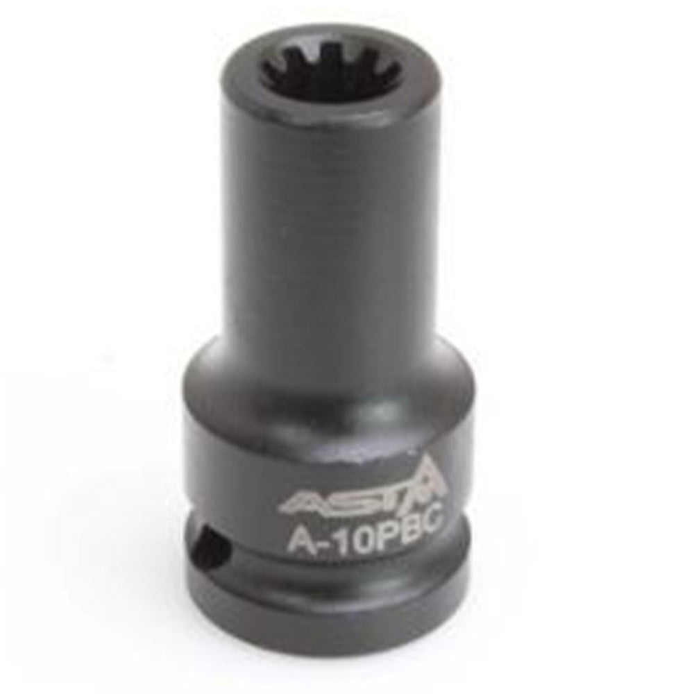 Bussola per pinze freno 1/2'', strumento per la retrazione del pistone 10 mm, compatibile con Porsche e VW VAG