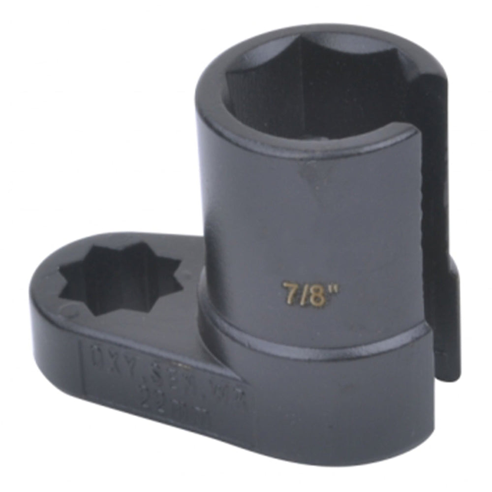 Bussola speciali per smontaggio sonda lambda, 1/2'',22 cm,con asola laterale,chiave per sensore di ossigeno O2