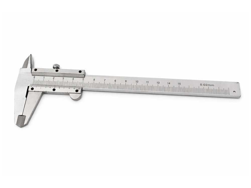 Calibro a corsoio, campo di misura 150 mm, strumento micrometrico di misurazione della profondita ad alta precisione, per uso professionale e fai da te, Gebo Tools