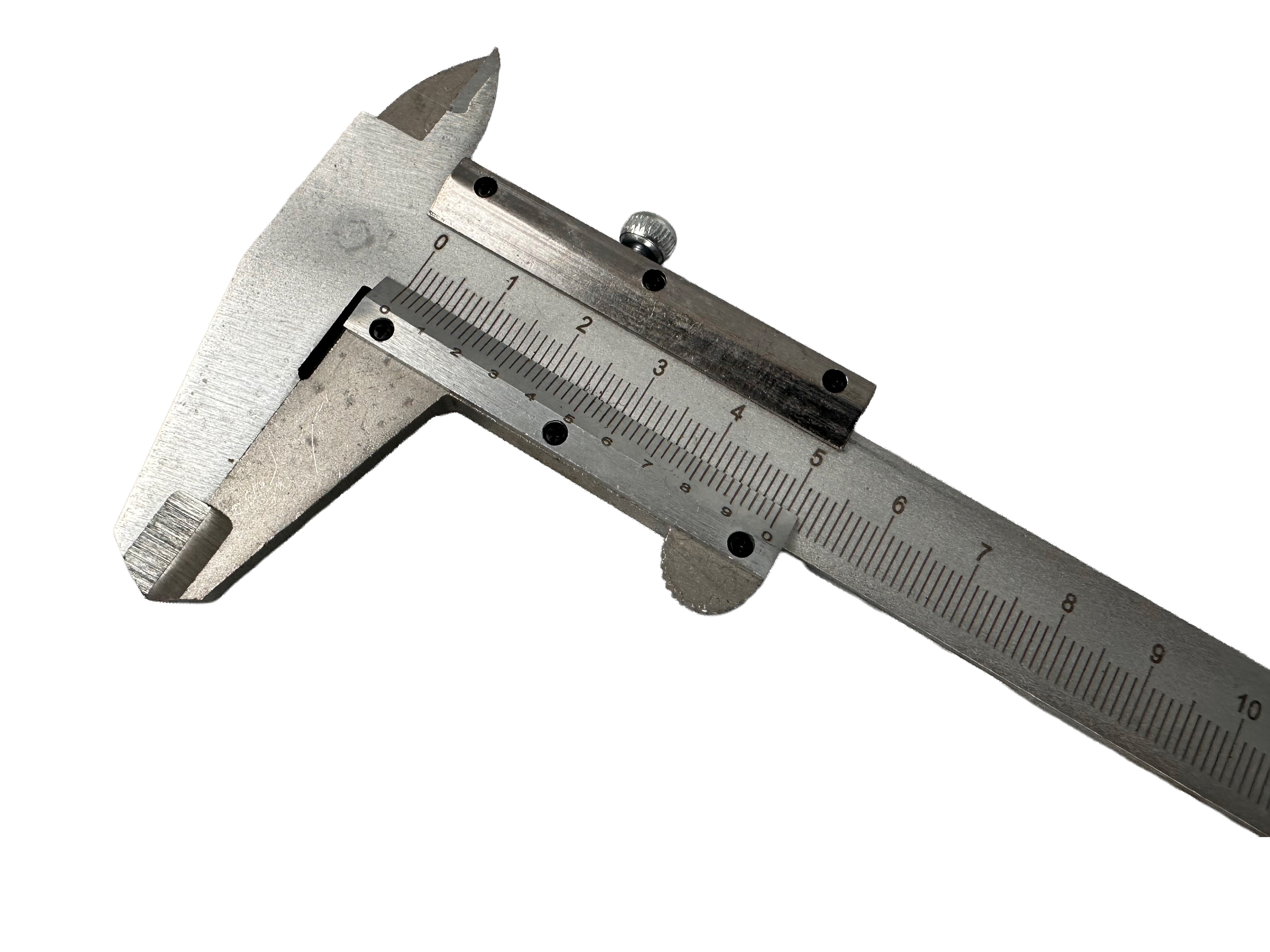 Calibro a corsoio, campo di misura 150 mm, strumento micrometrico di misurazione della profondita ad alta precisione, per uso professionale e fai da te, Gebo Tools