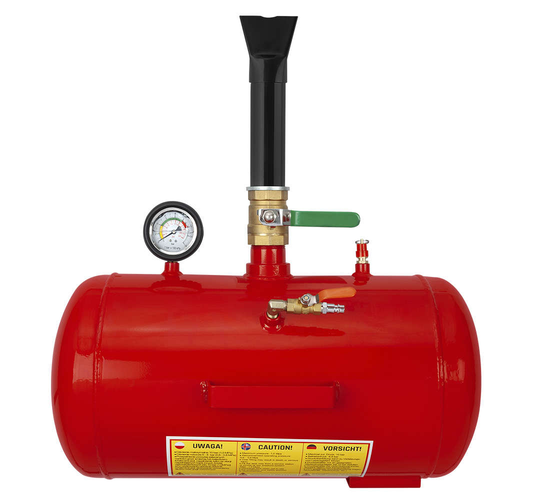 Cannone ad aria per tallonatura pneumatici ,tallonatore per gomme pneumatici, booster portatile da 29 litri