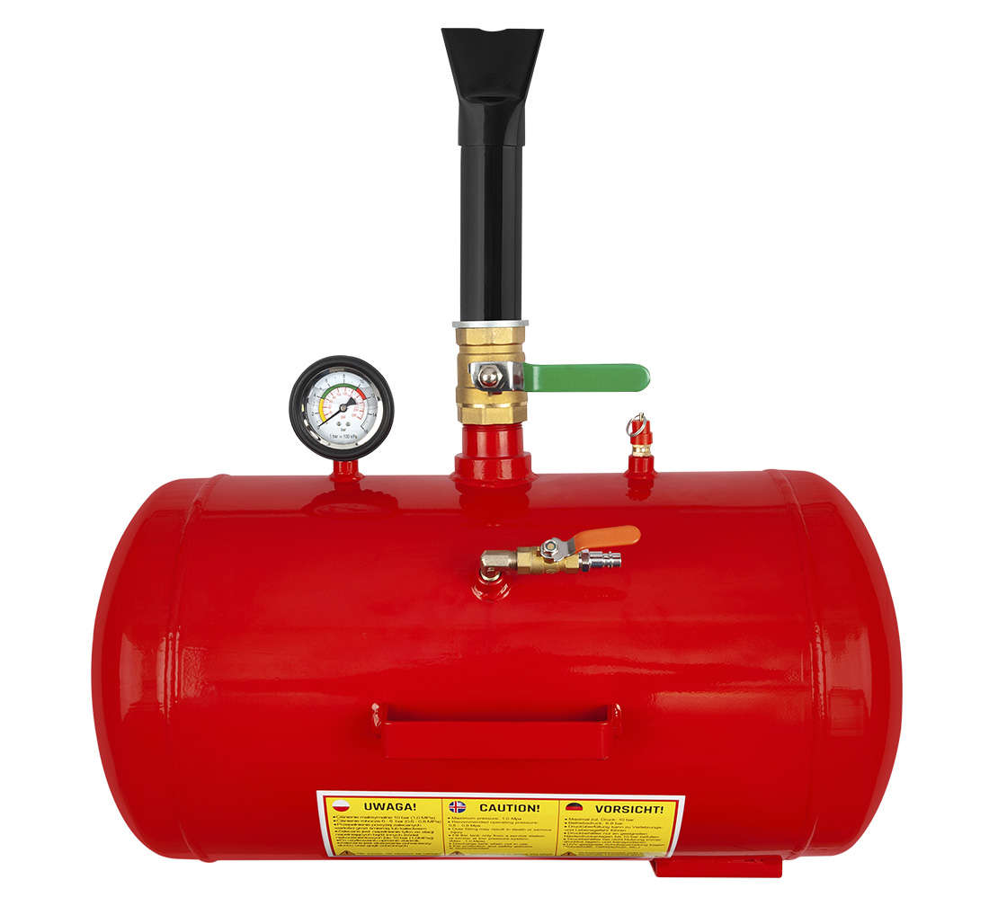 Cannone ad aria per tallonatura pneumatici ,tallonatore per gomme pneumatici, booster portatile da 38 litri