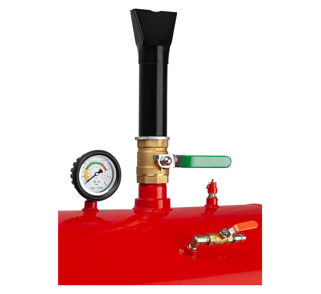 Cannone ad aria per tallonatura pneumatici ,tallonatore per gomme pneumatici, booster portatile da 38 litri