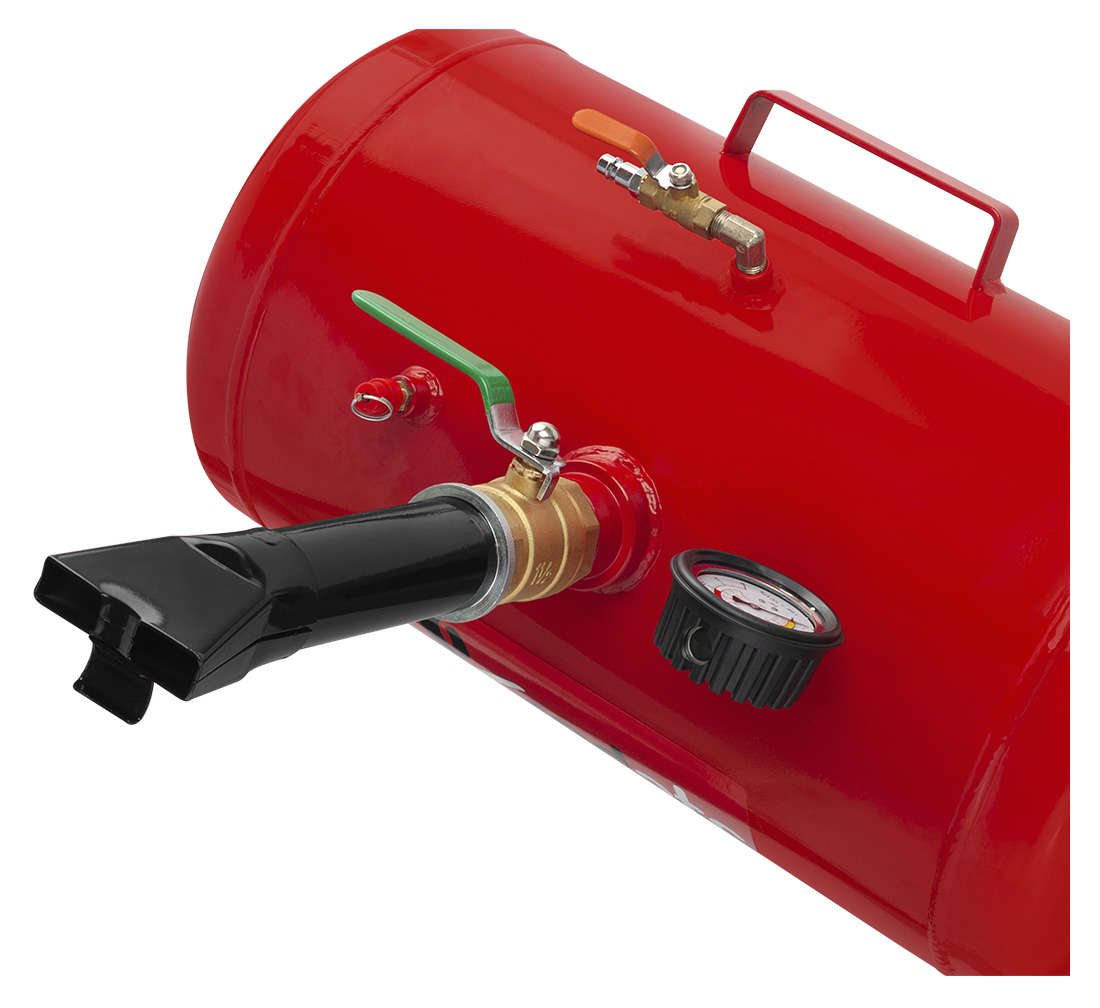 Cannone ad aria per tallonatura pneumatici ,tallonatore per gomme pneumatici, booster portatile da 38 litri