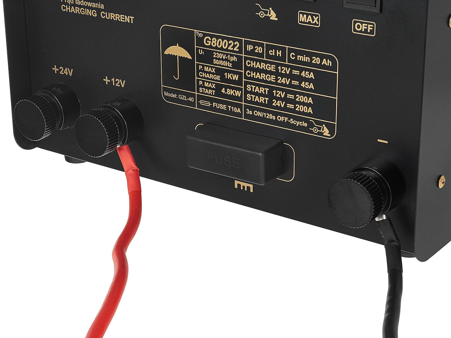 Caricabatteria auto con funzione Booster, avviatore di emergenza con caricabatterie 200A 12/24V Geko
