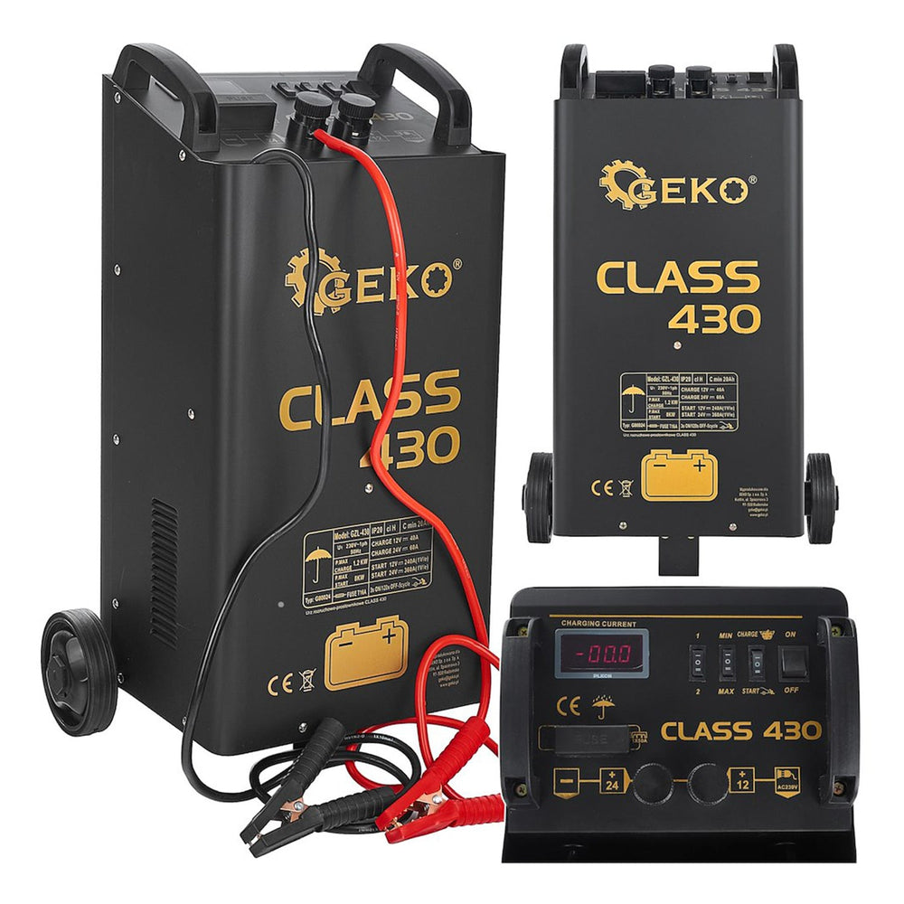 Caricabatteria auto con funzione Booster, avviatore di emergenza con caricabatterie 360A CLASS 430