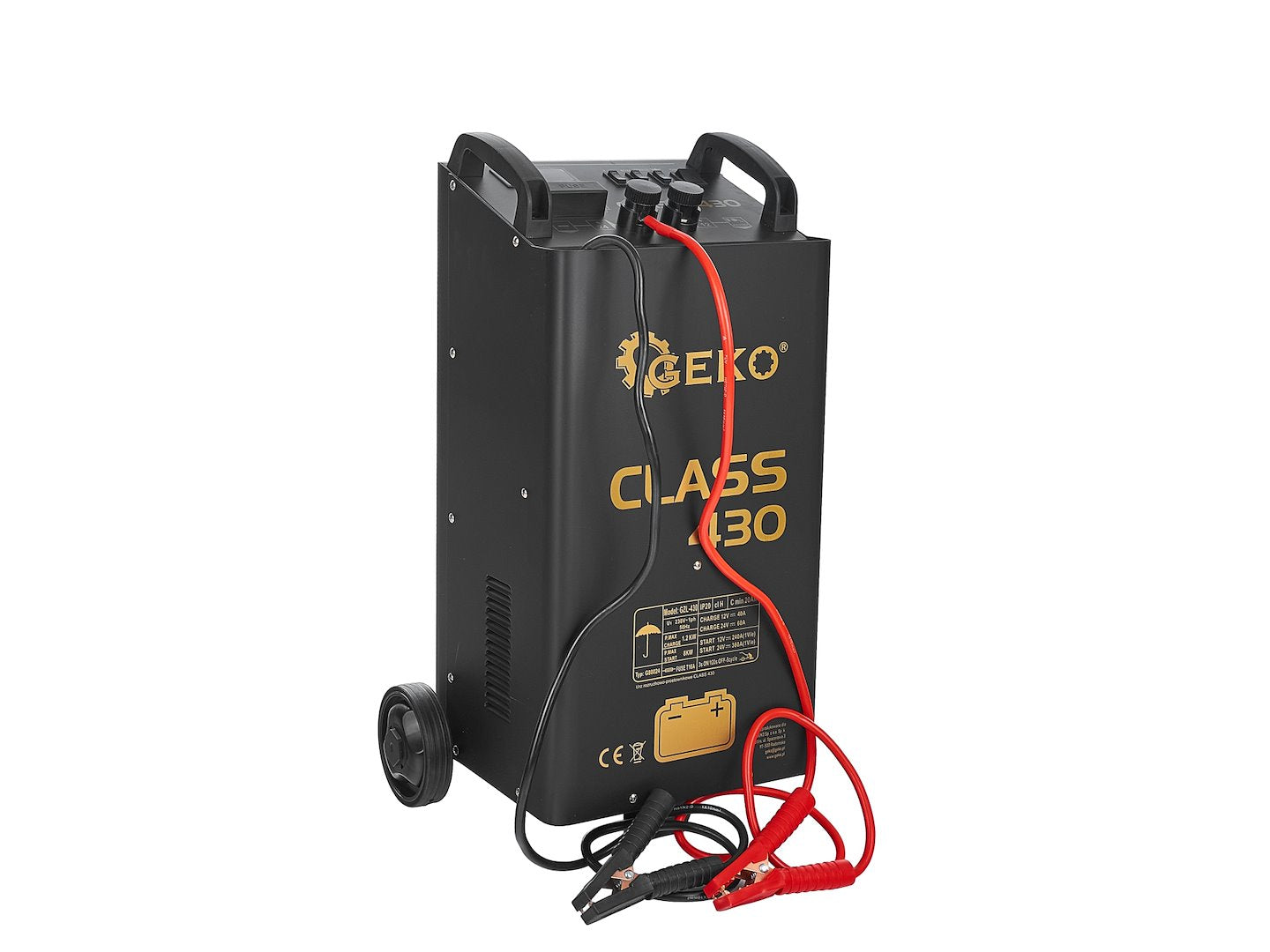 Caricabatteria auto con funzione Booster, avviatore di emergenza con caricabatterie 360A CLASS 430