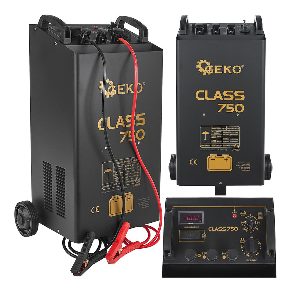 Caricabatteria auto con funzione Booster, avviatore di emergenza con caricabatterie 3700A CLASS 750